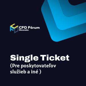 CFO Fórum Slovensko 2025 (Pre poskytovateľov služieb a iné)